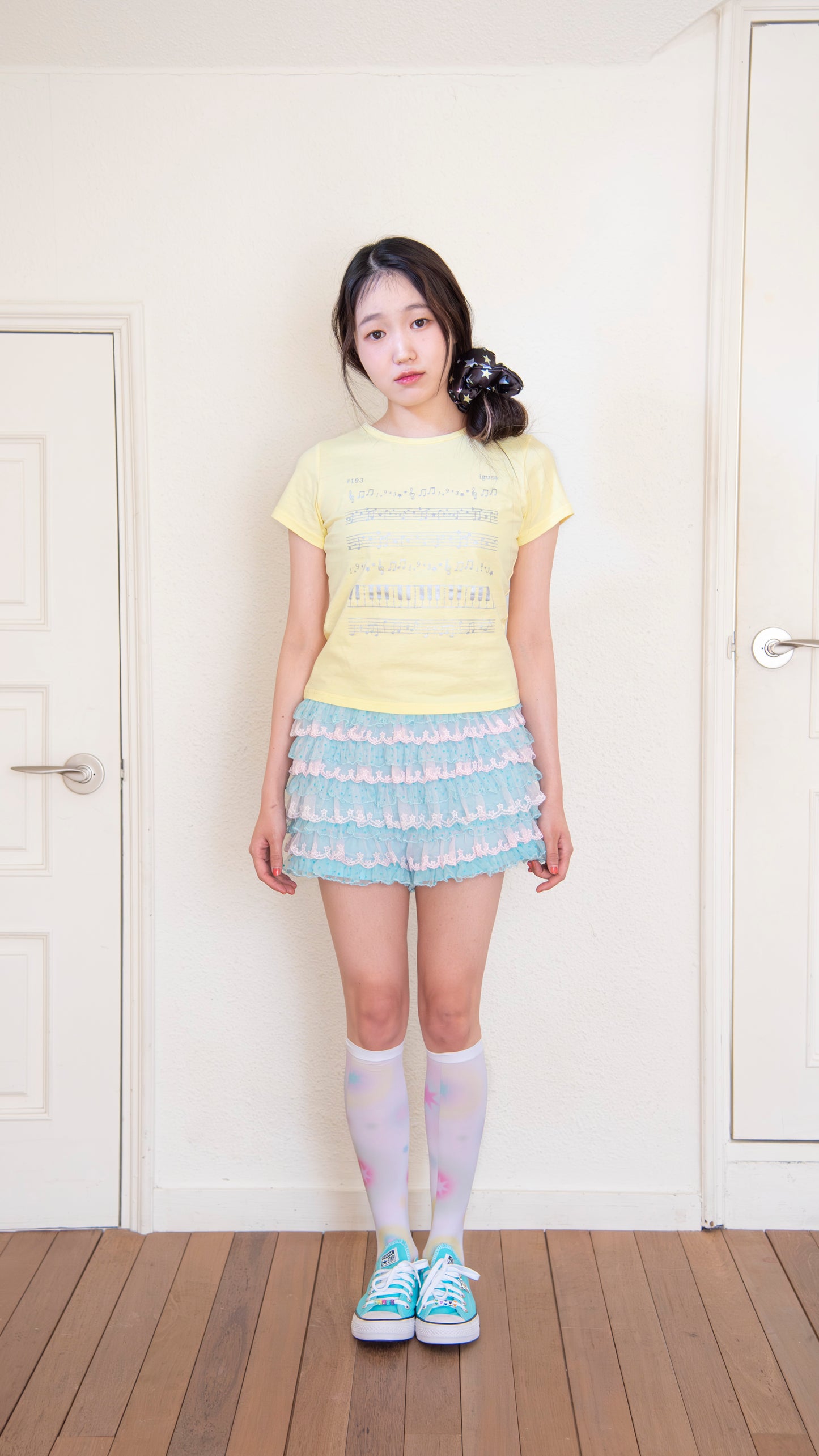 193 Piano glitter T-shirt