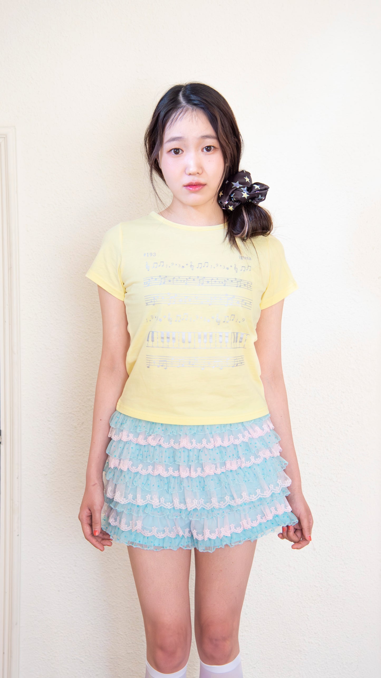 193 Piano glitter T-shirt