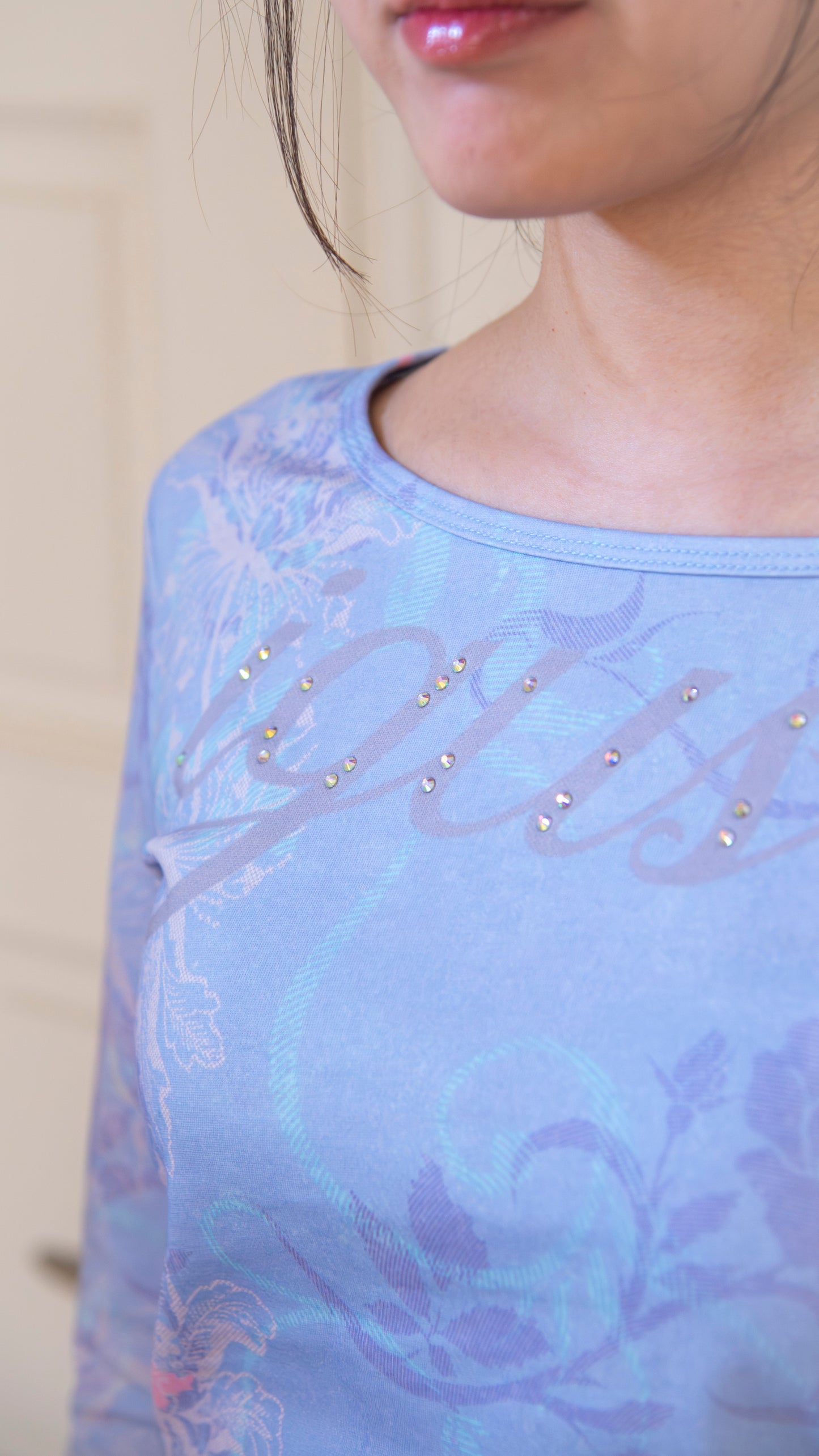 193 Frost 3/4 sleeve top