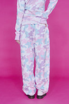 KAWAII CAMO SWEATPANTS PINK