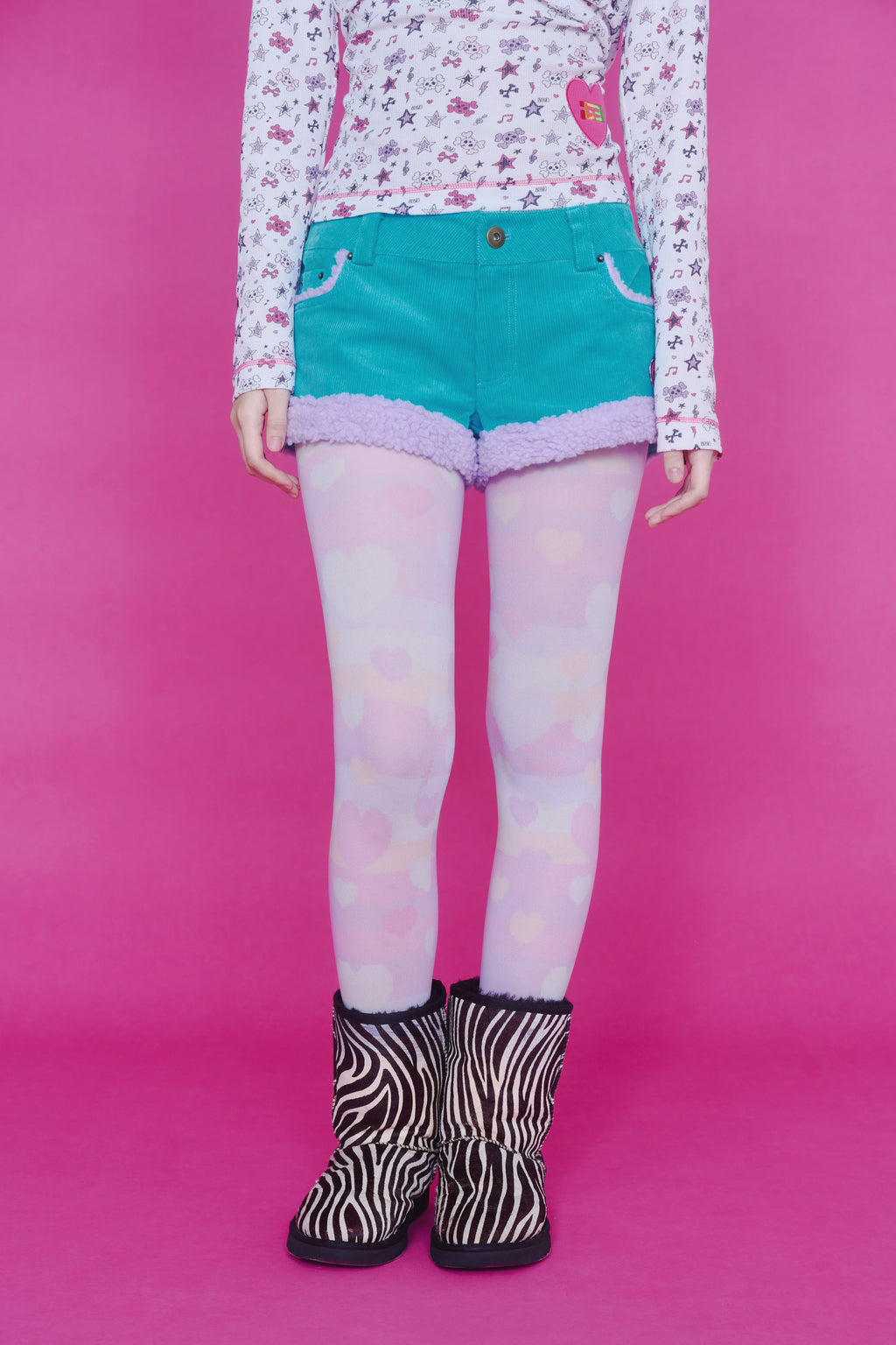 CUTE ASS CORDUROY SHORTS MINT