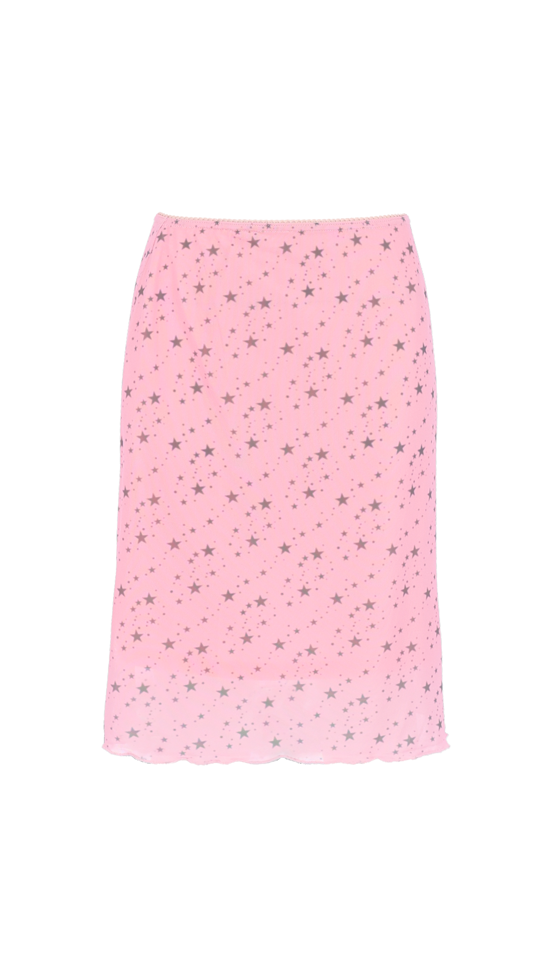 193 Star mesh midi skirt