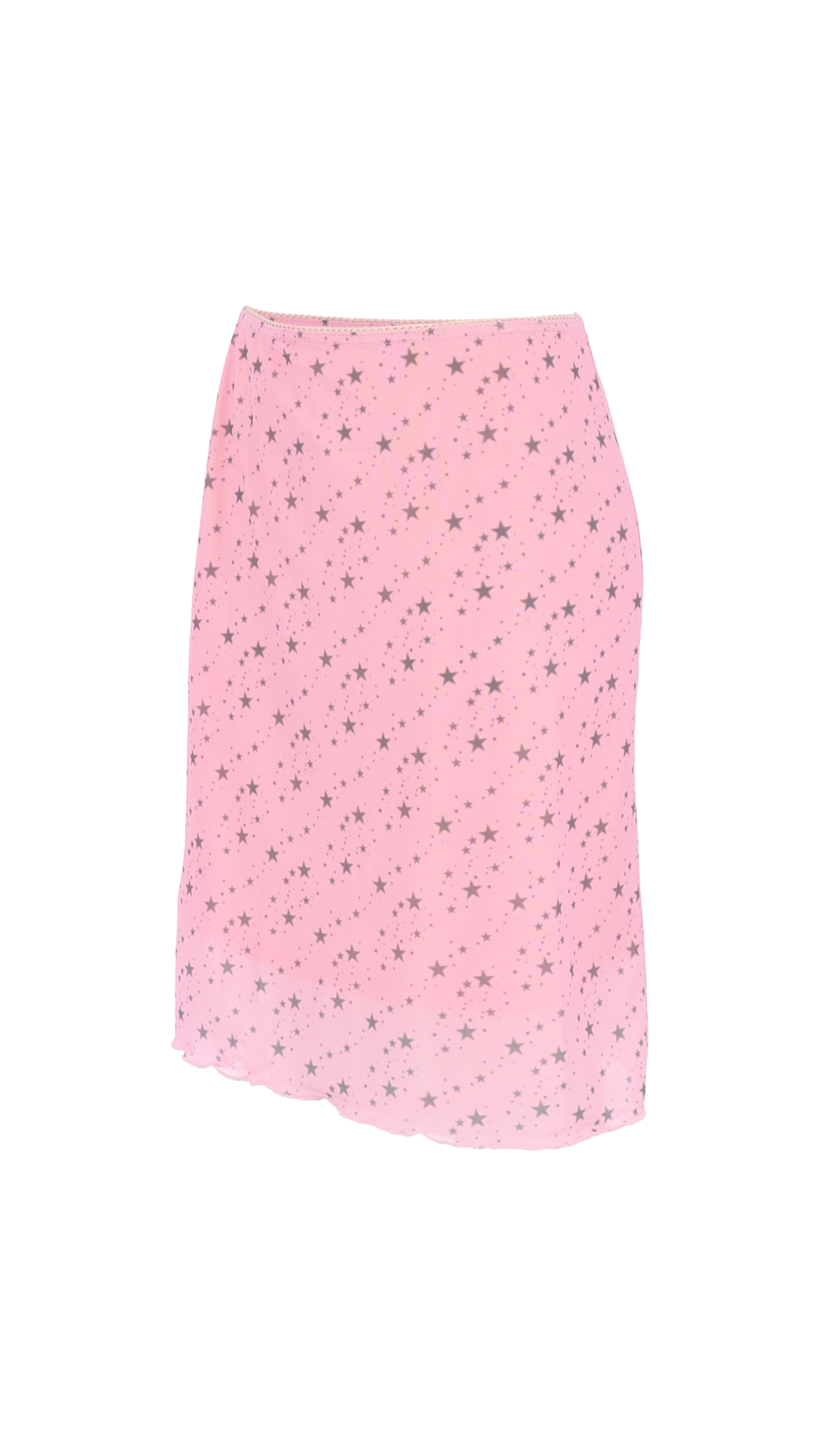 193 Star mesh midi skirt