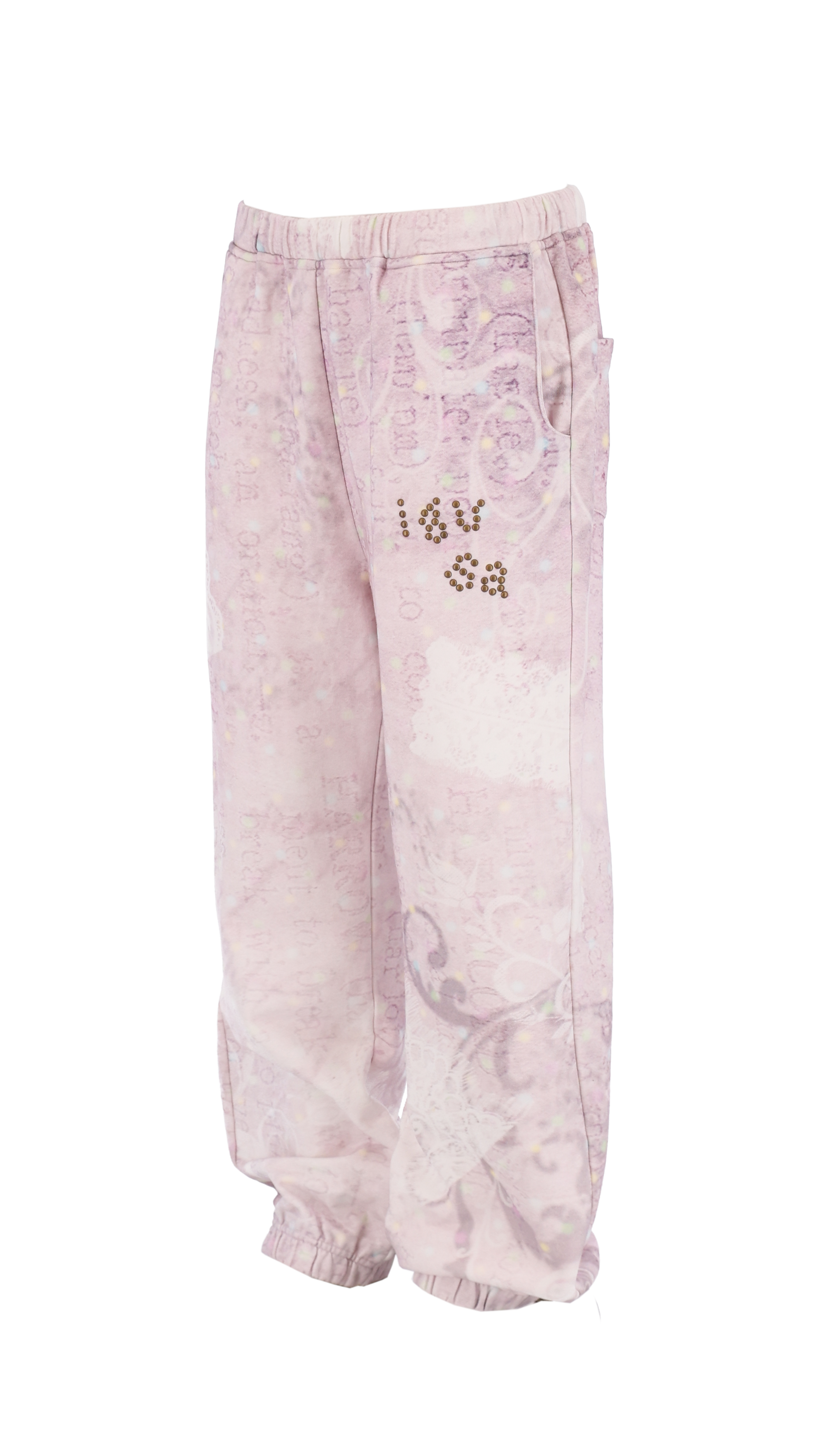 193 Lo-fi girl cotton sweatpants