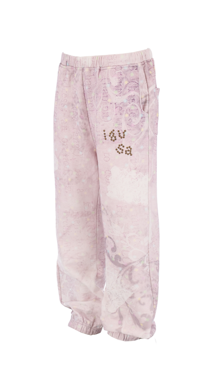 193 Lo-fi girl cotton sweatpants