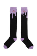 MELT OVER KNEE SOCKS BLACK