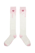 MELT OVER KNEE SOCKS WHITE