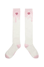 MELT OVER KNEE SOCKS WHITE