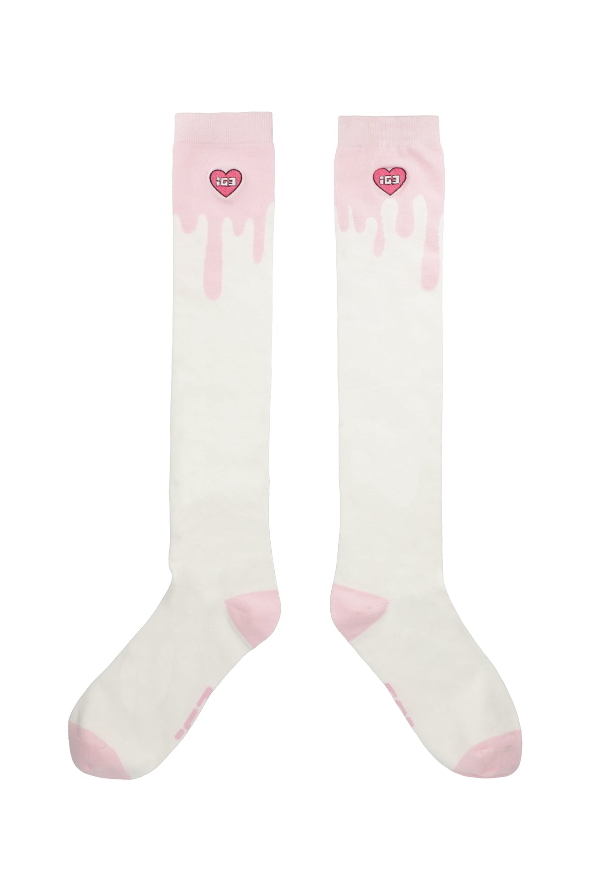 MELT OVER KNEE SOCKS WHITE
