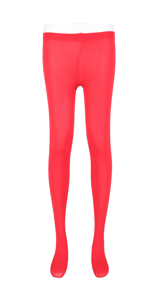 Basic 80D tights (red)