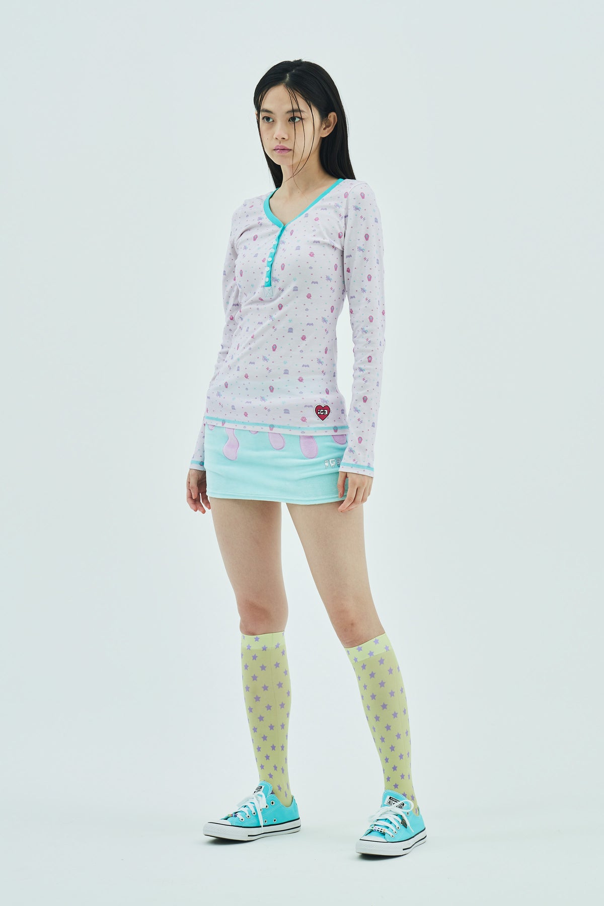 Yellow Star Knee-High