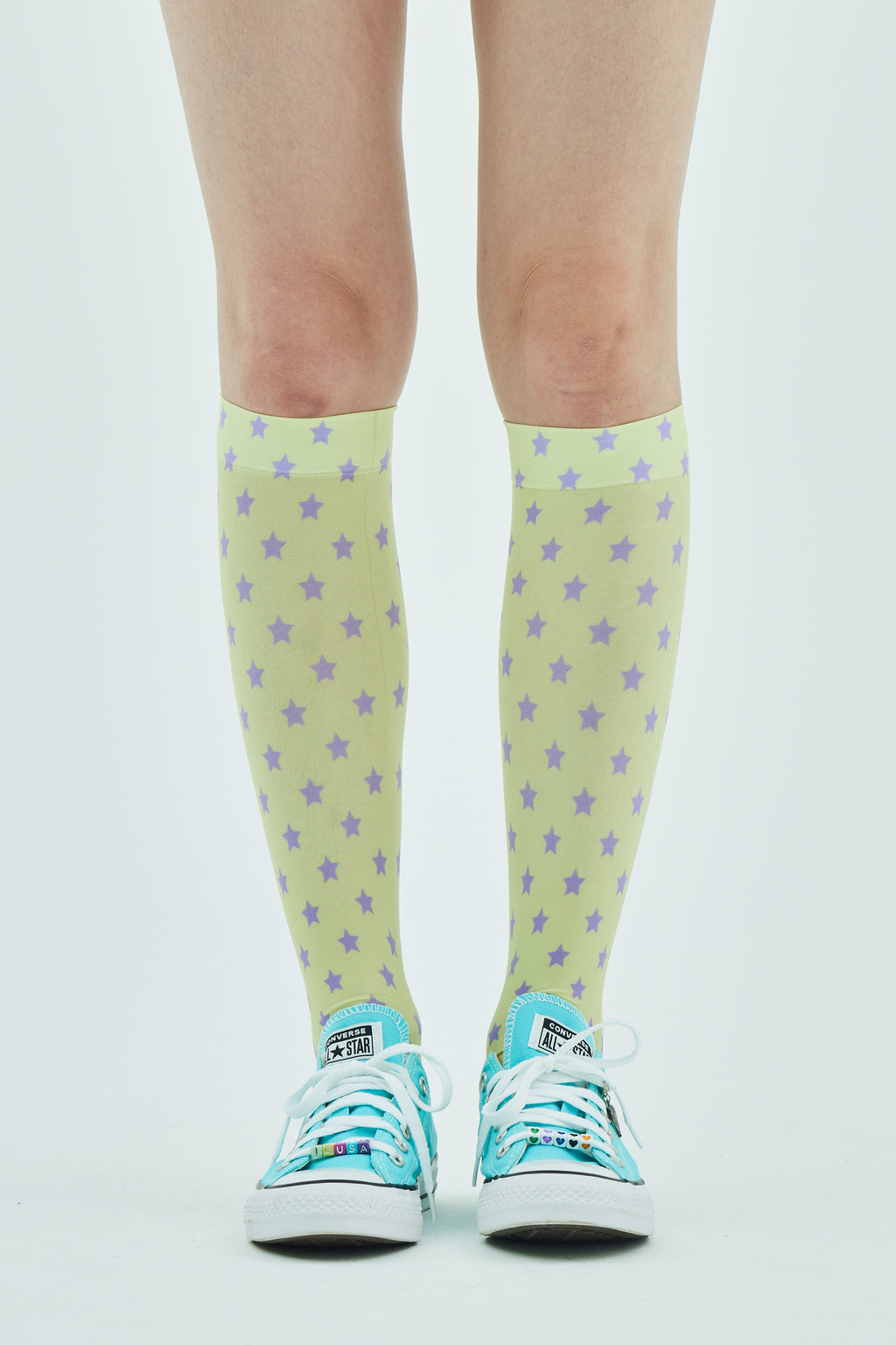 Yellow Star Knee-High