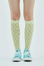 Yellow Star Knee-High