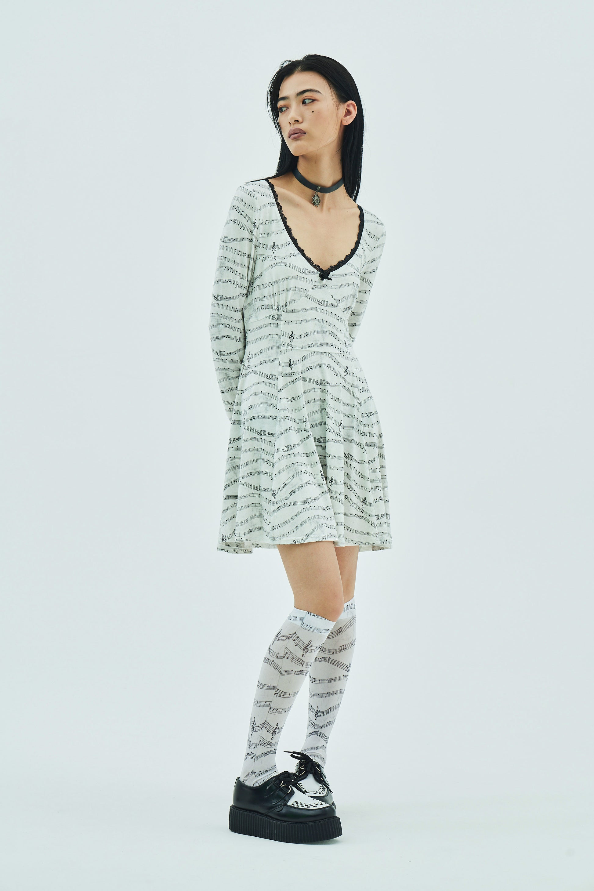 Melody Sheet Knee-high