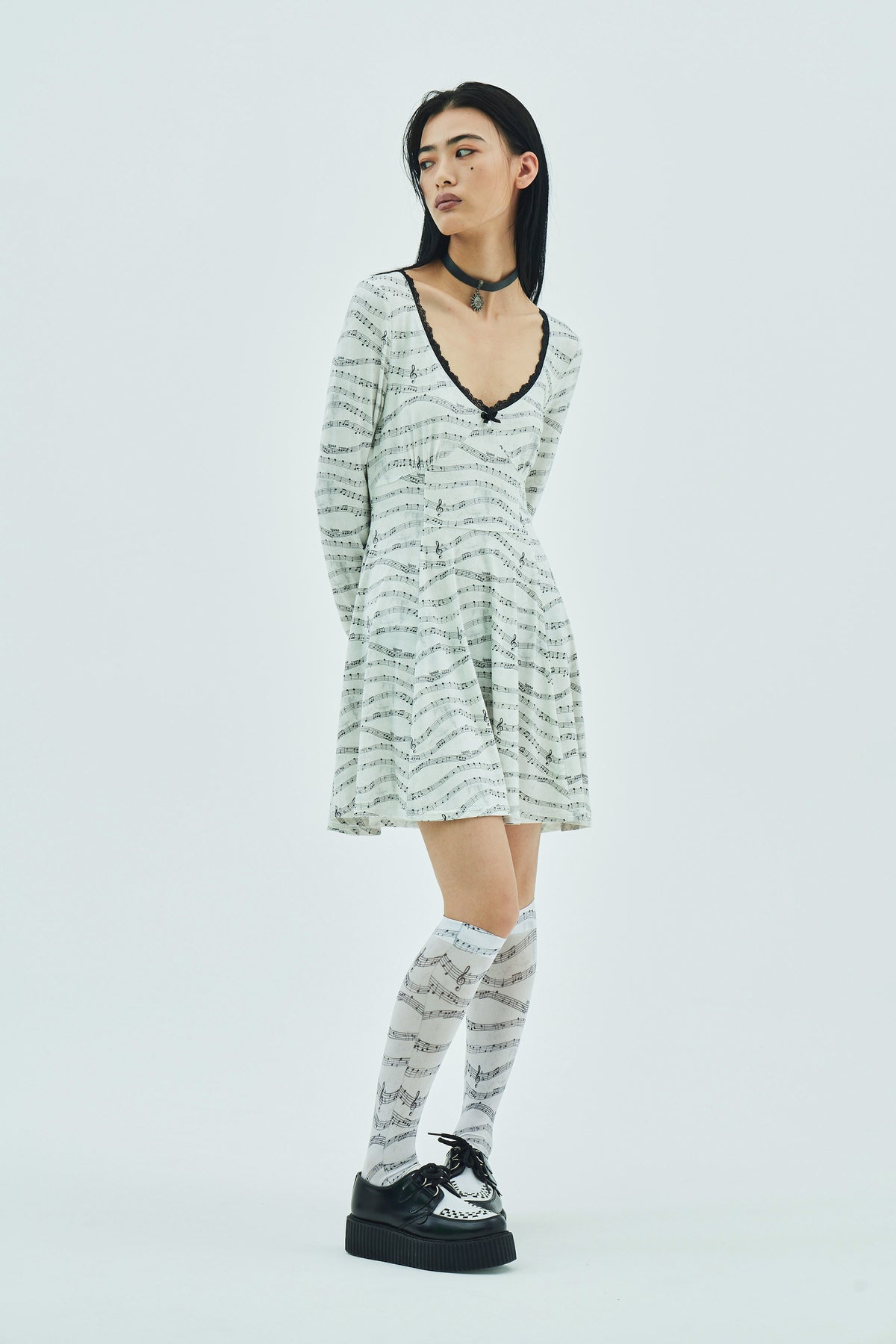 Melody Sheet Knee-high