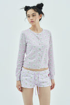 Neko ribbon pocket shorts