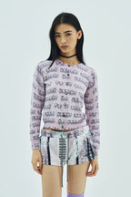 Skull family glitter cardigan