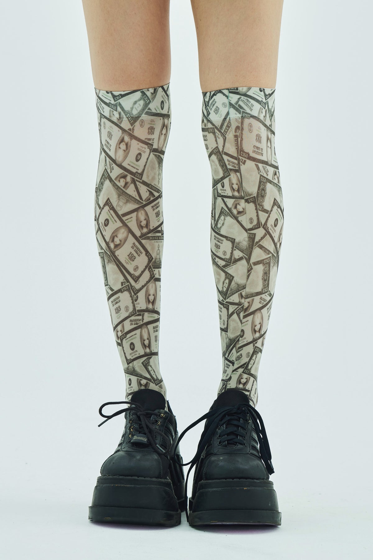 Fake Money Knee-high