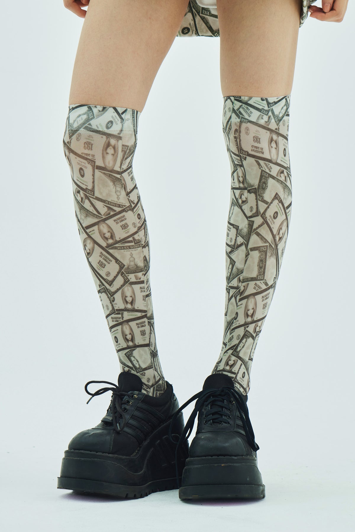 Fake Money Knee-high