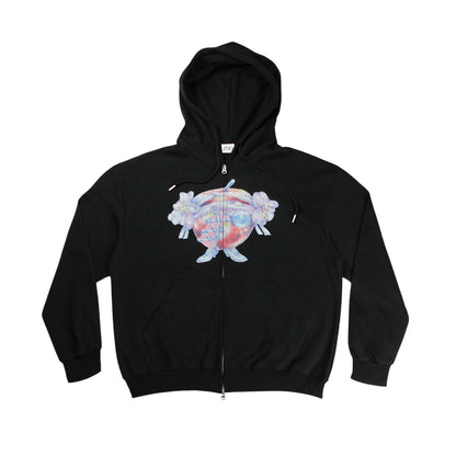 [193xEma] Familia hoodie zip-up (black)