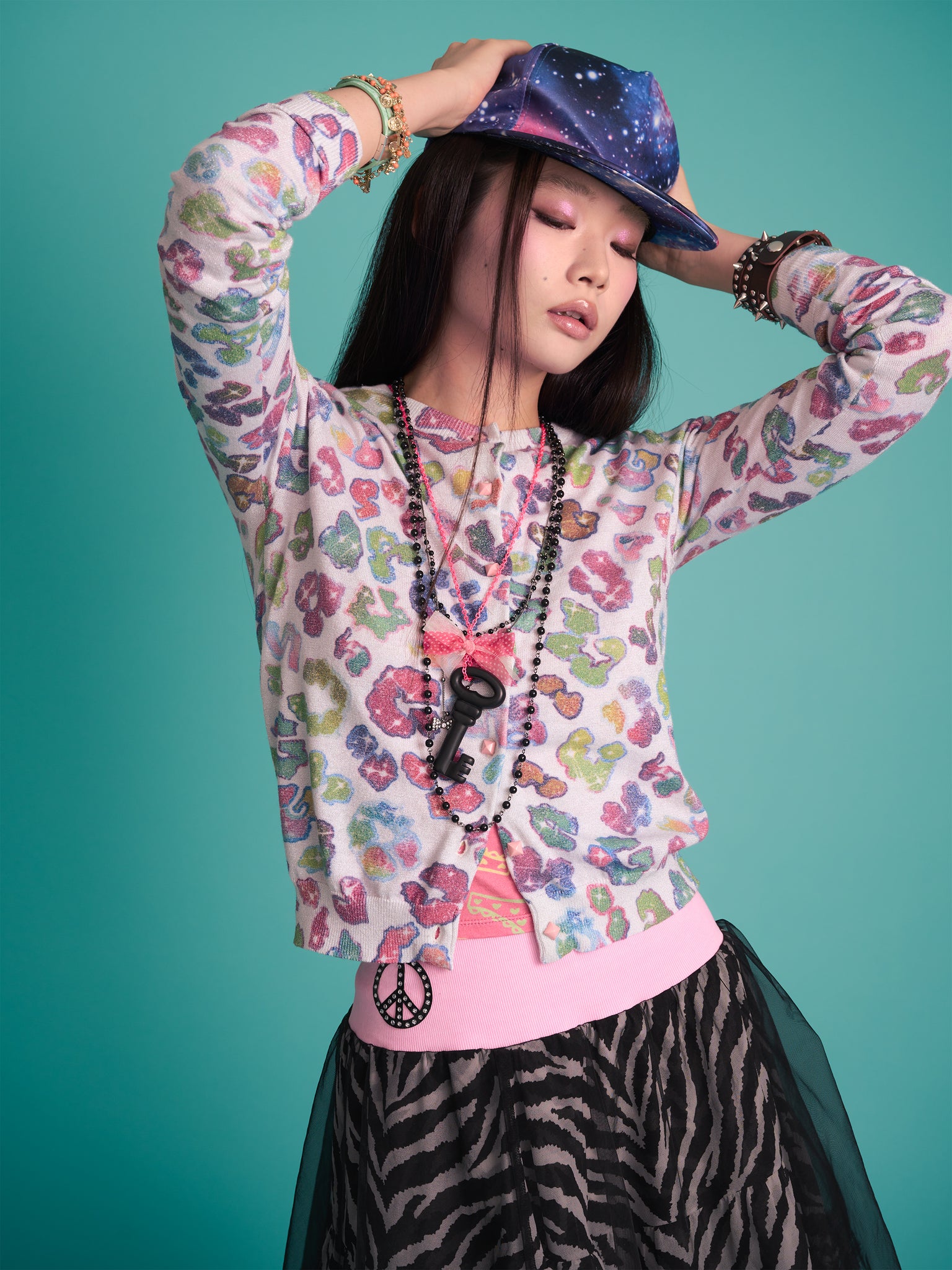 Glitter Leopard Cardigan