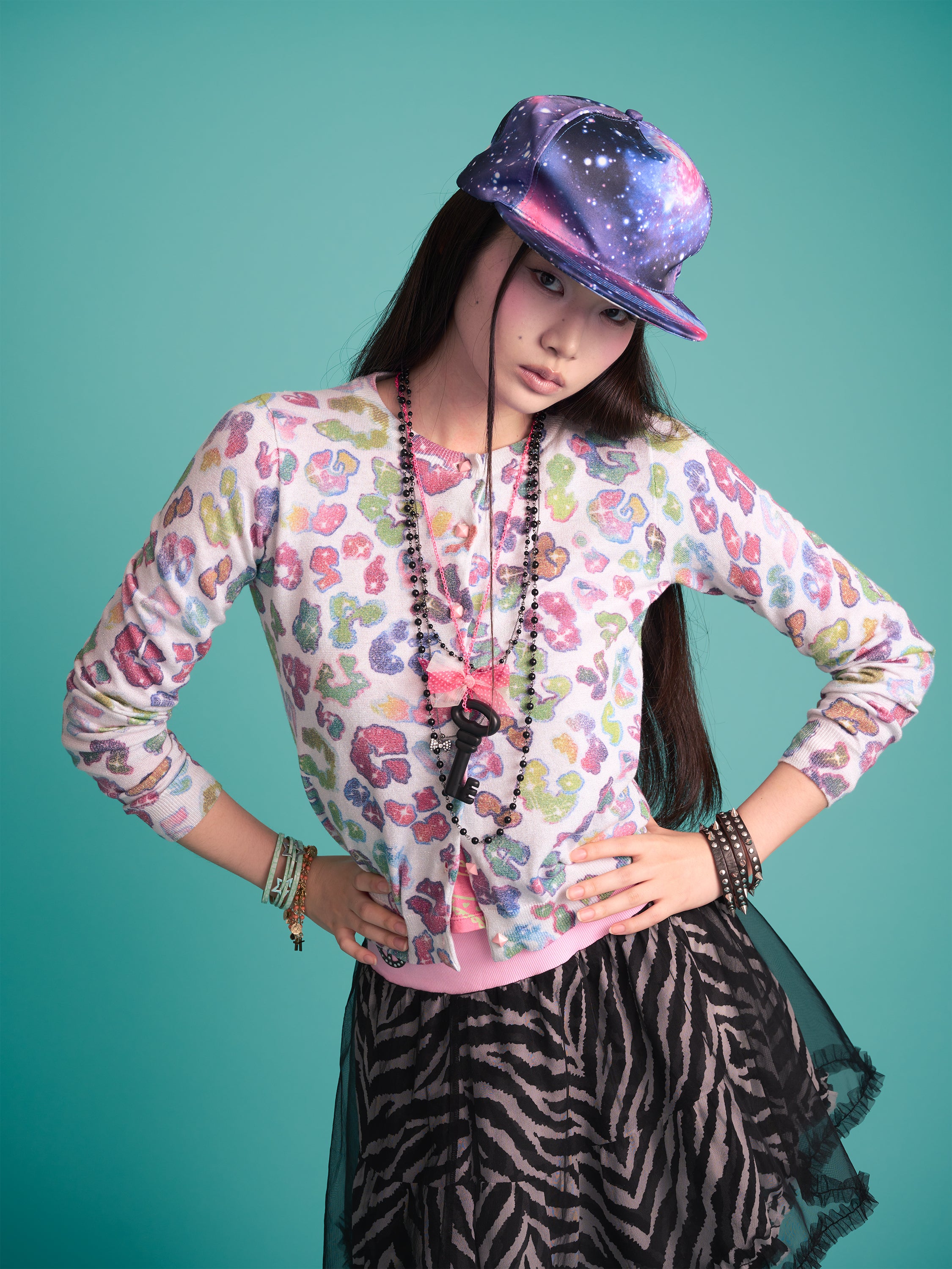 Glitter Leopard Cardigan