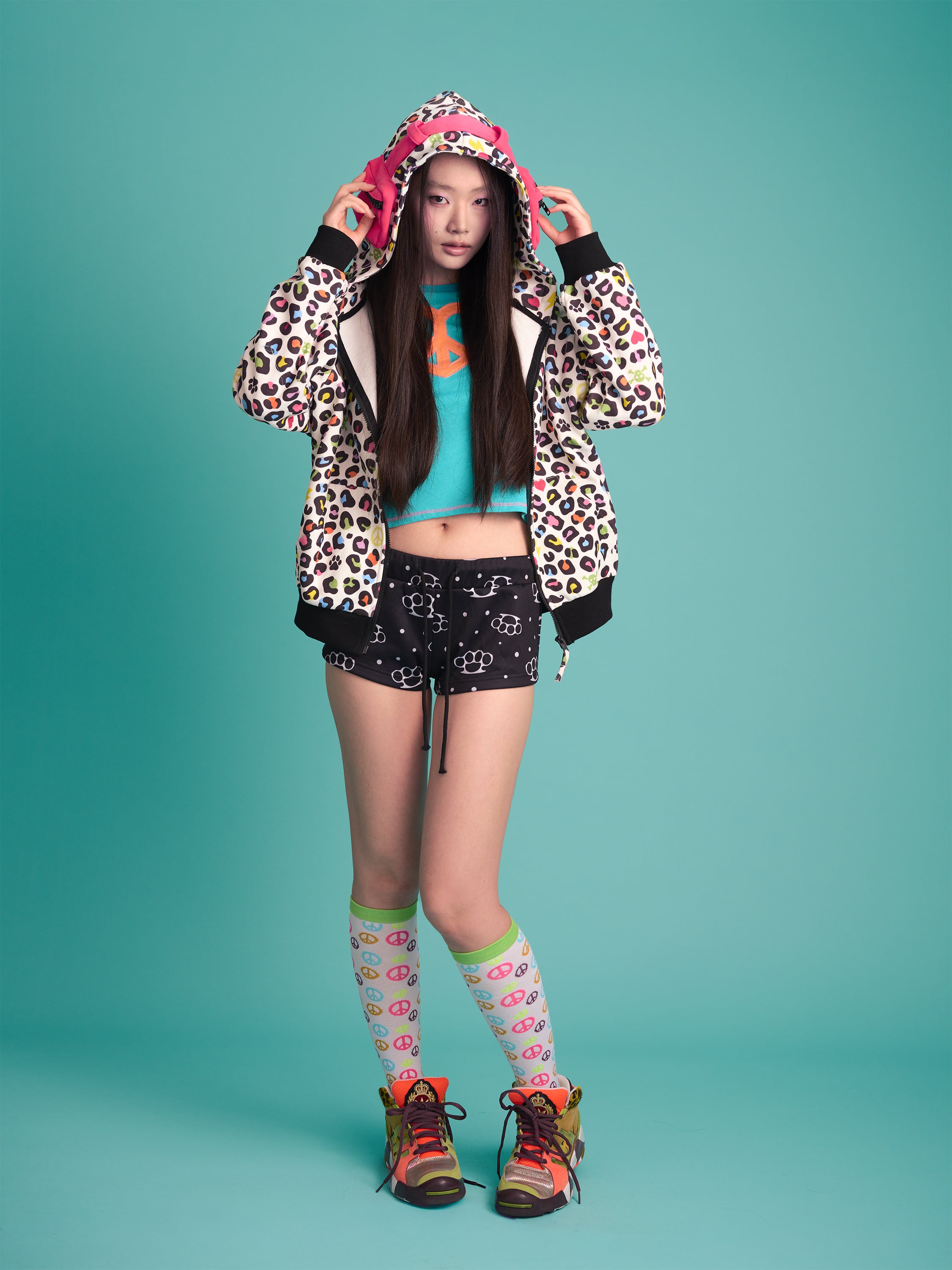 Gaming Zip Hoodie (Leopard)