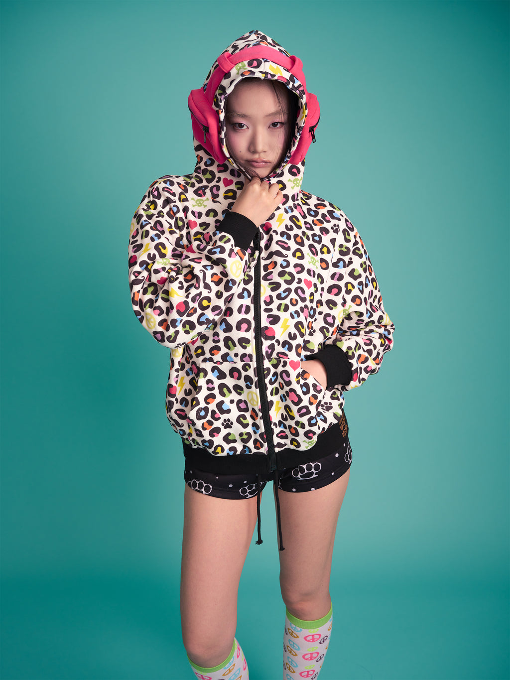 Gaming Zip Hoodie (Leopard)