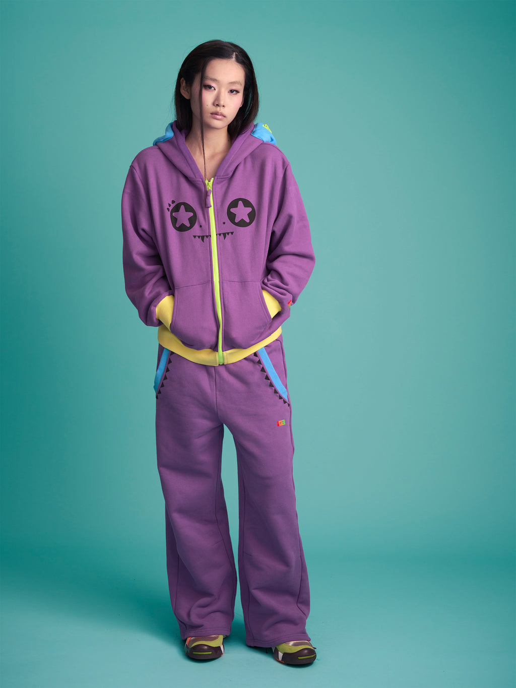 Gaming Zip Hoodie (Purple)