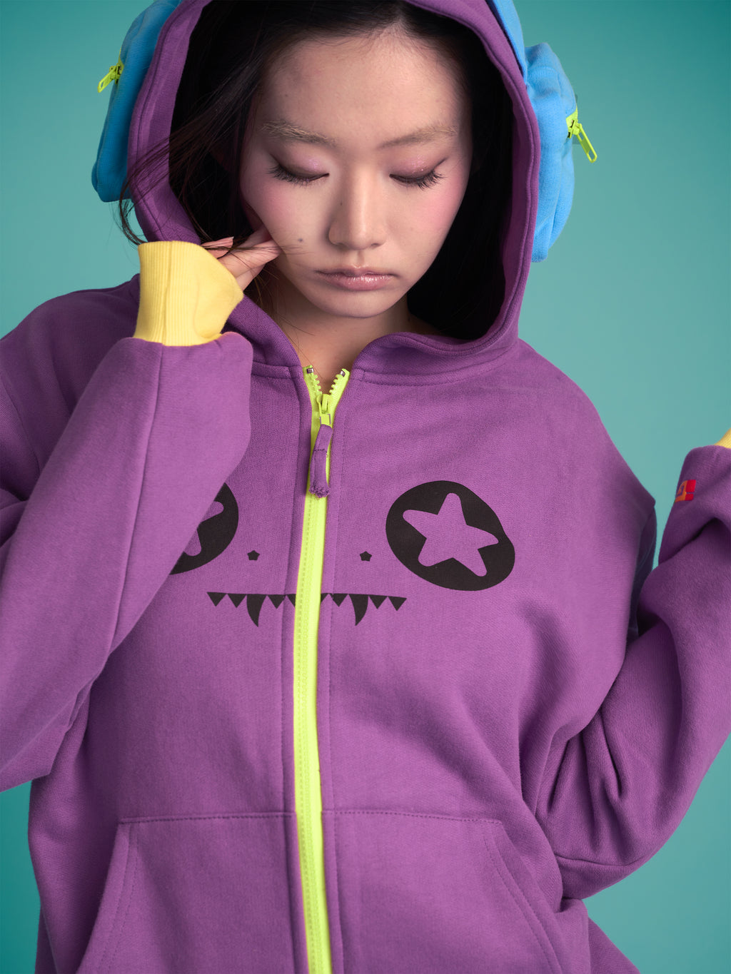 Gaming Zip Hoodie (Purple)