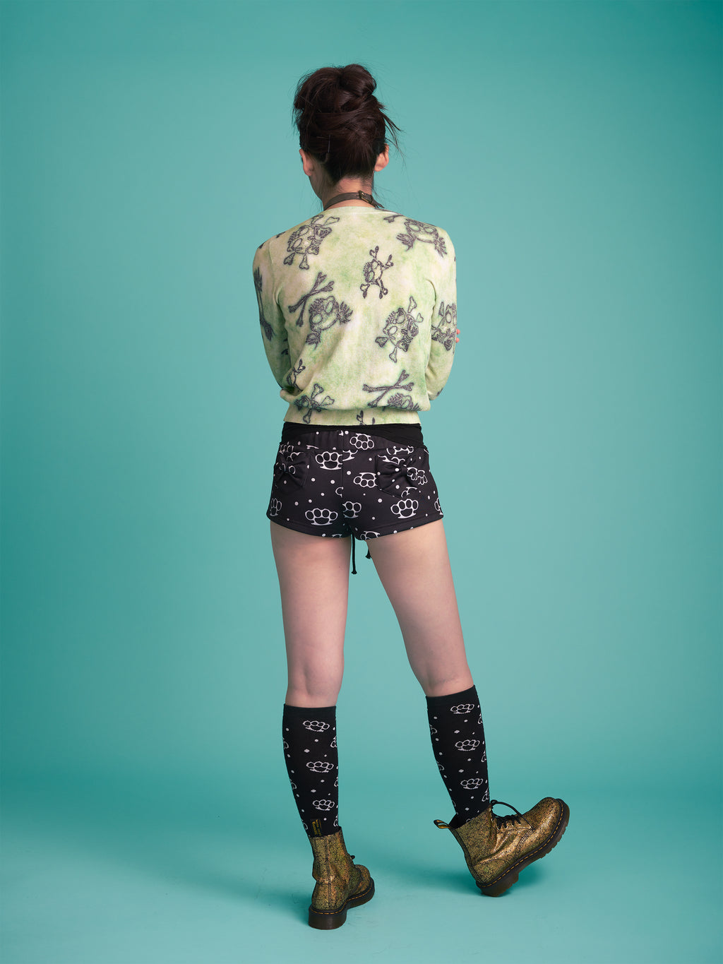 Glitter Skull Cardigan