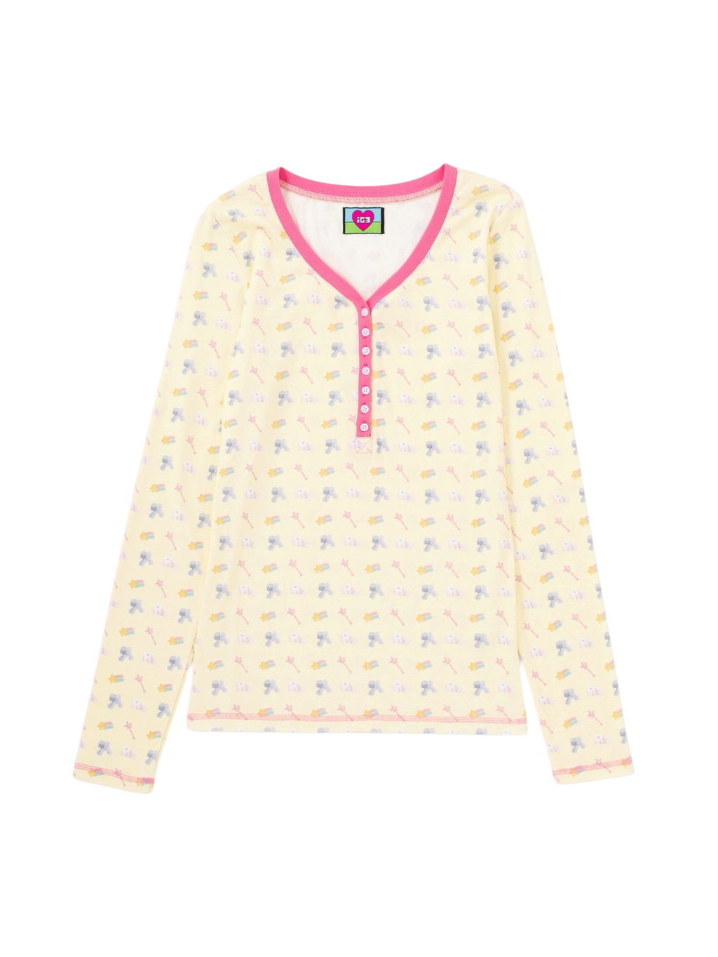 Magical henrey neck long sleeve