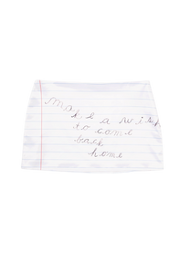 Note mini skirt