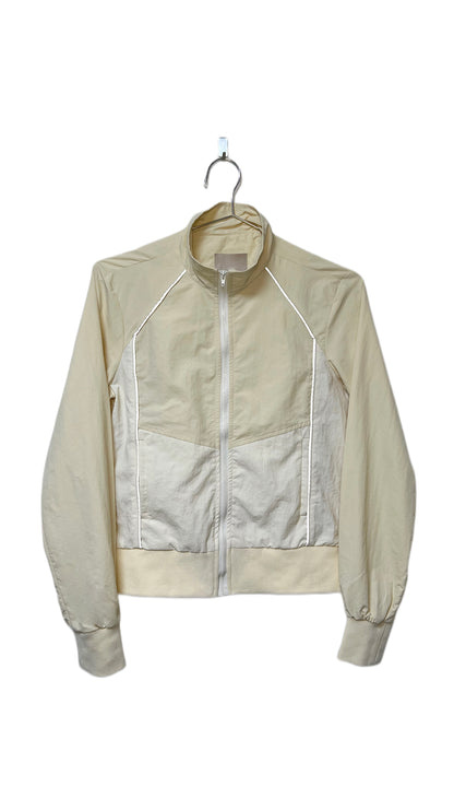 Reflective nylon blouson (ivory)