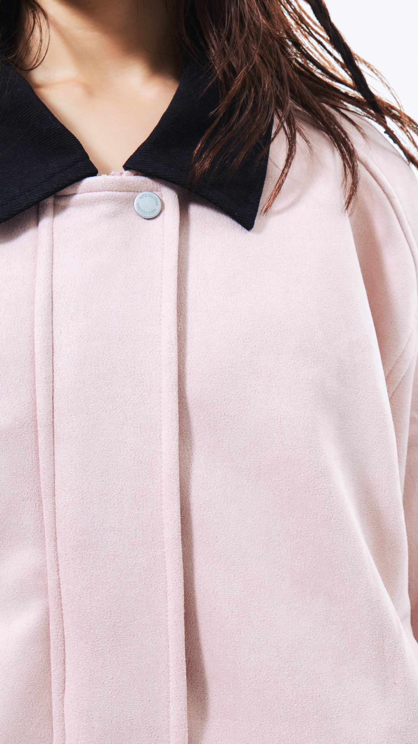 Pink suede work jacket