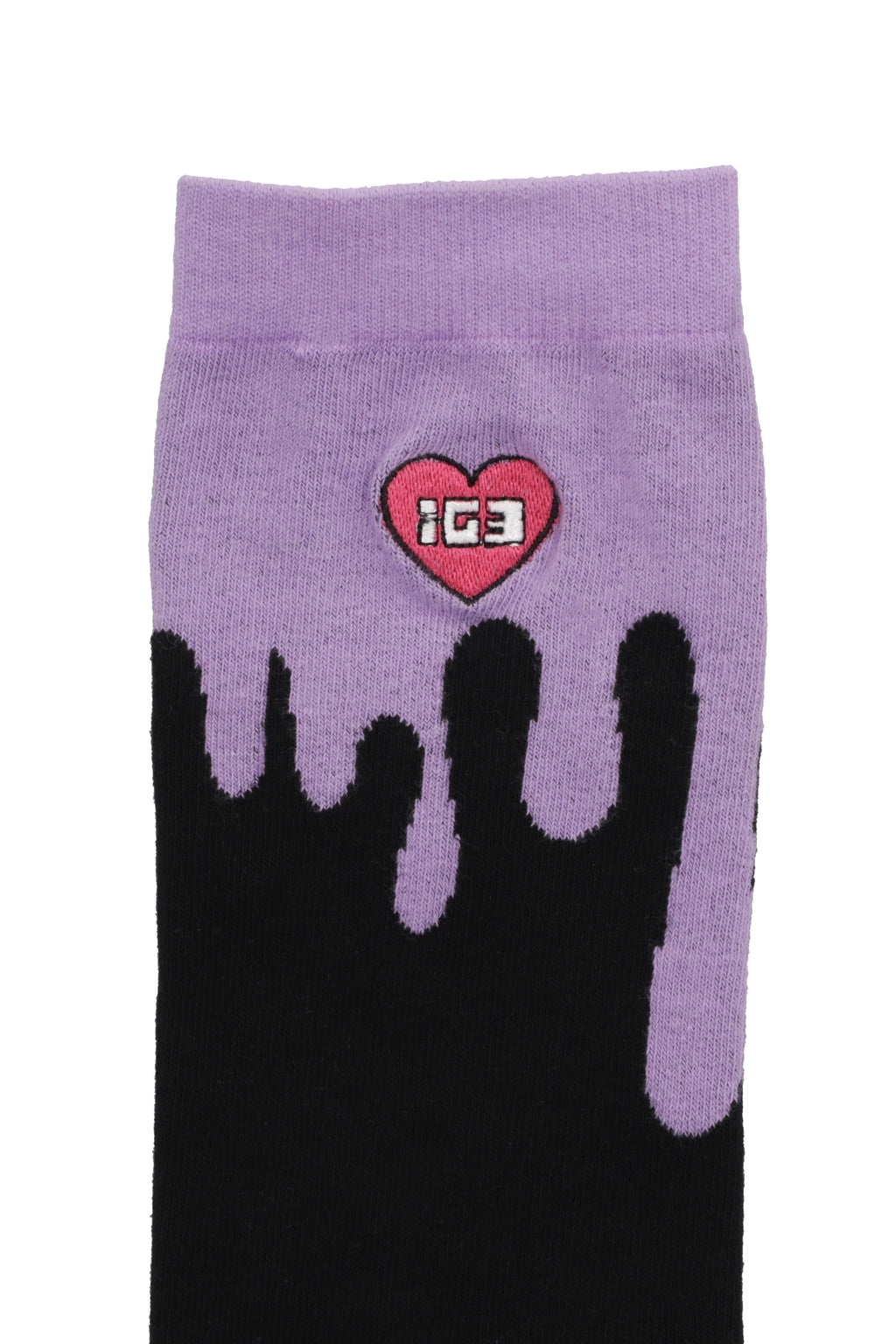 MELT OVER KNEE SOCKS BLACK