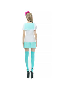 Life is magical sailor dress mint