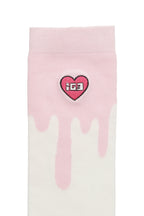 MELT OVER KNEE SOCKS WHITE