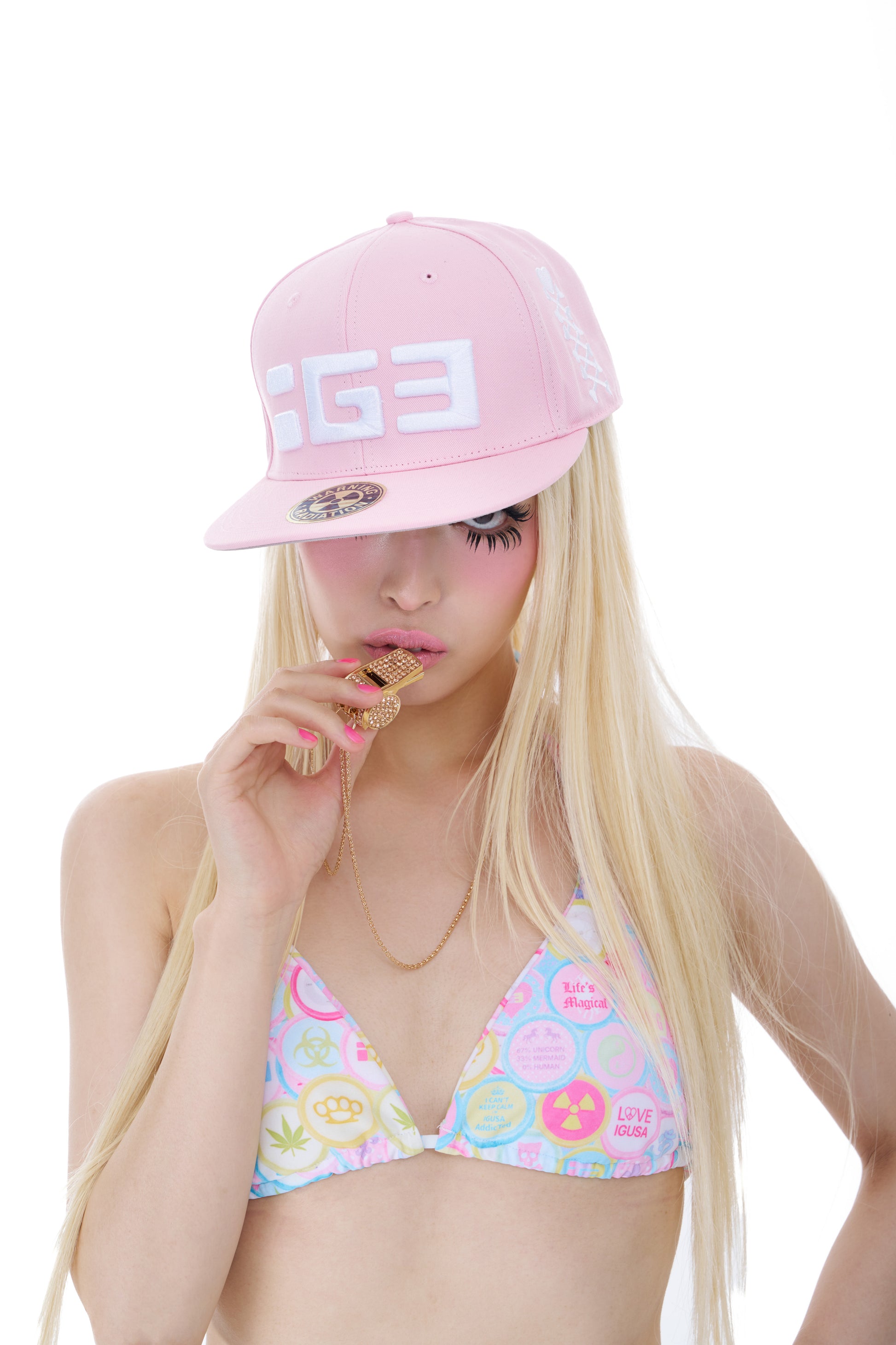 IG3 Logo cap Pink