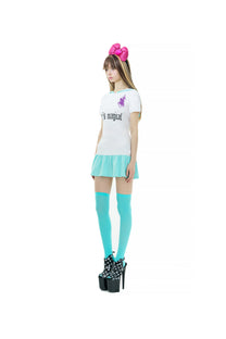 Life is magical sailor dress mint