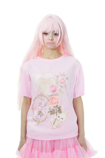 i-rabbit T-shirt pink