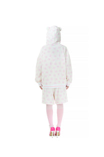 Leaf bear zip hoodie