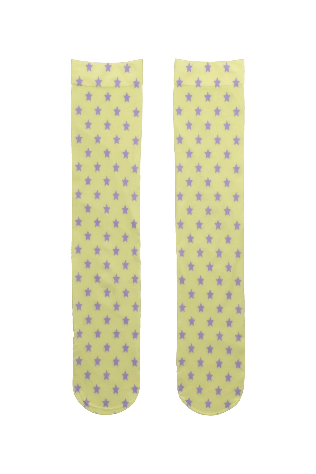 Yellow Star Knee-High