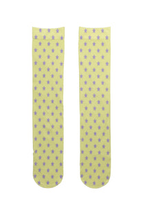 Yellow Star Knee-High