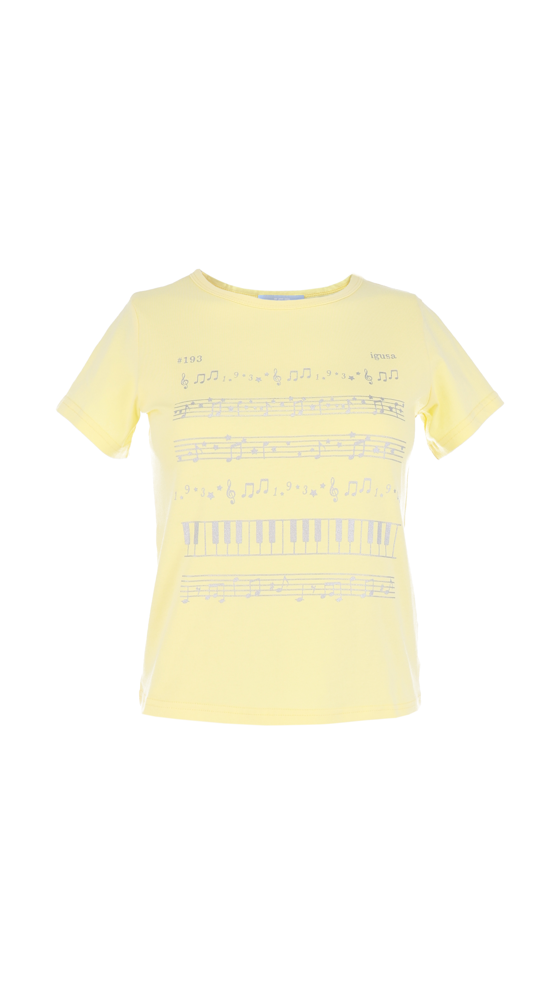 Piano glitter T-shirt – Igusa Piano glitter T-shirt – Igusa
