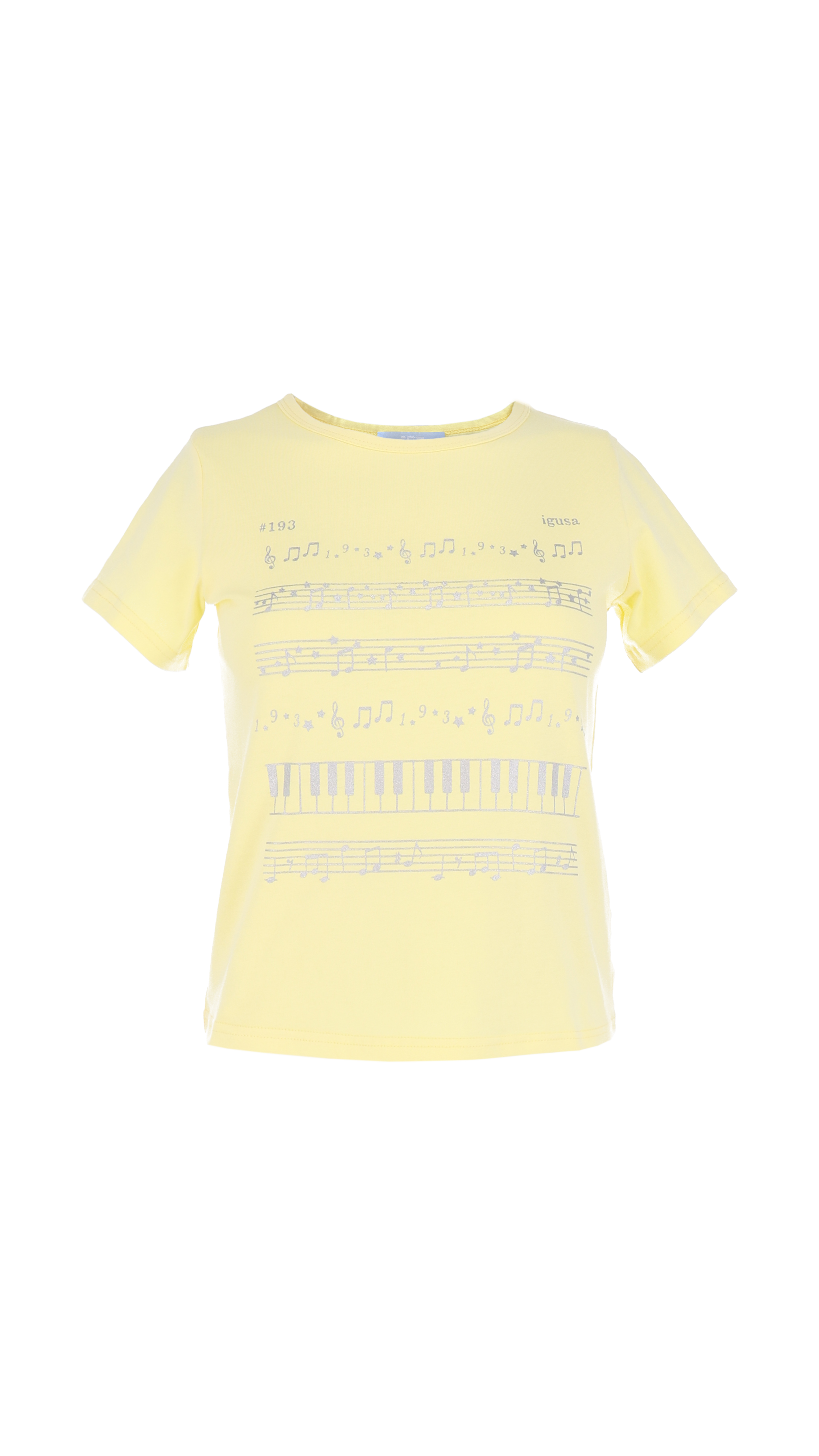 193 Piano glitter T-shirt