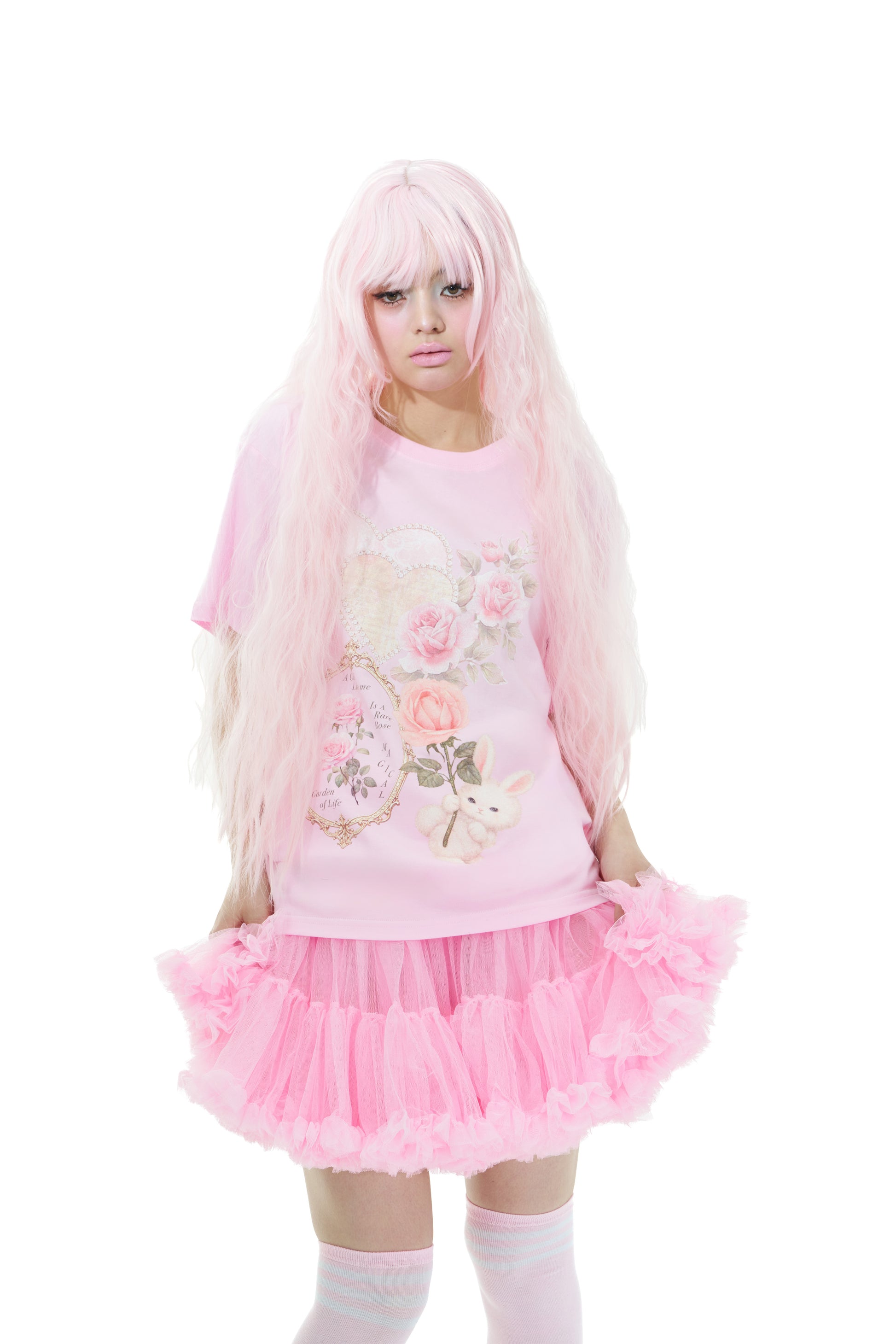 i-rabbit T-shirt pink