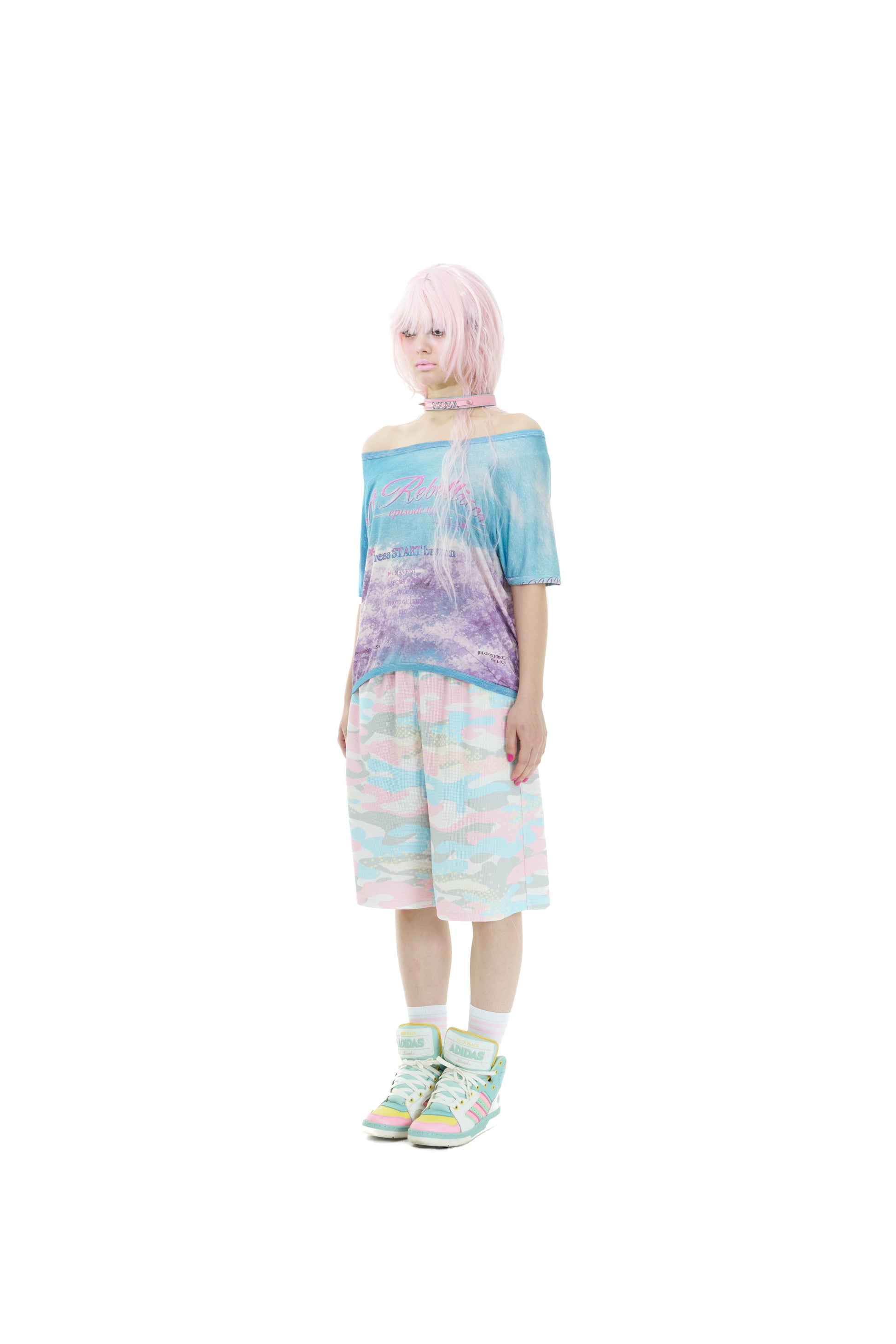 Simulation Off-shoulder top