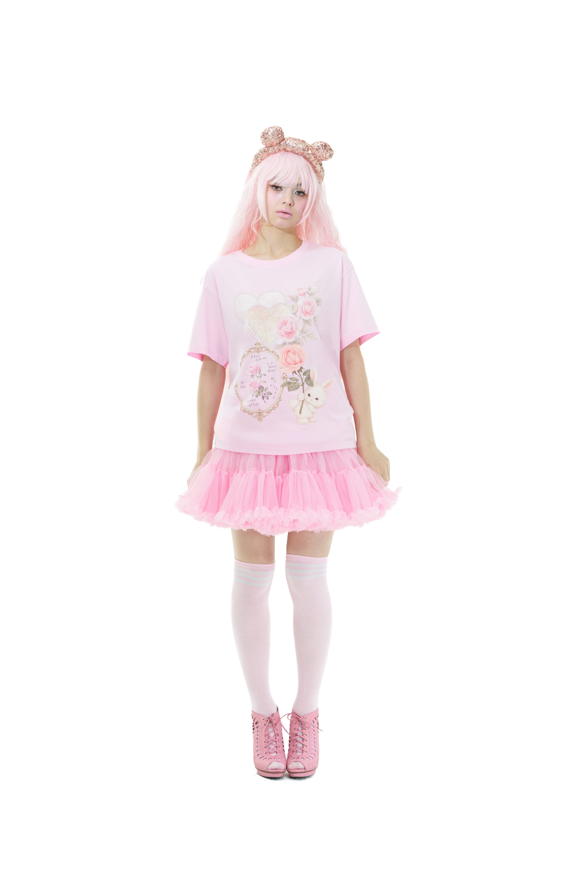 i-rabbit T-shirt pink
