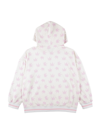 Leaf bear zip hoodie
